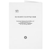 Graduate Congratulation Greeting Card (Back)