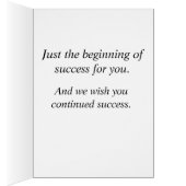 Graduate Congratulation Greeting Card (Inside (Right))