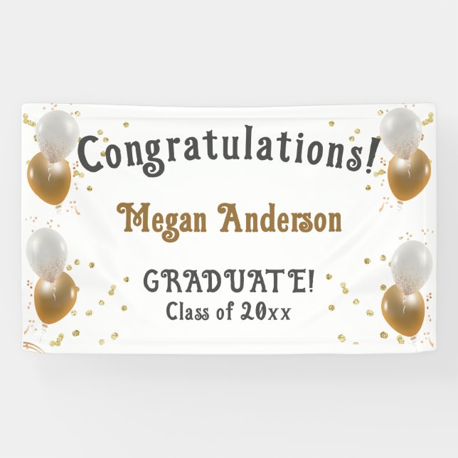 Graduate Congratulations Banner (Horizontal)