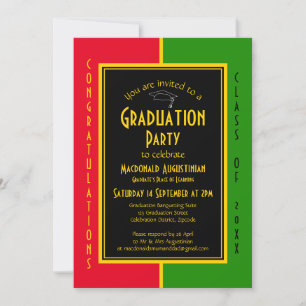 Graduate CONGRATULATIONS Ethnic Graduation Invitation