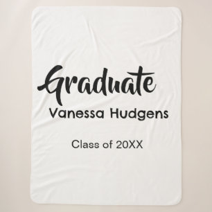 Graduate congratulations name date year class univ sherpa blanket