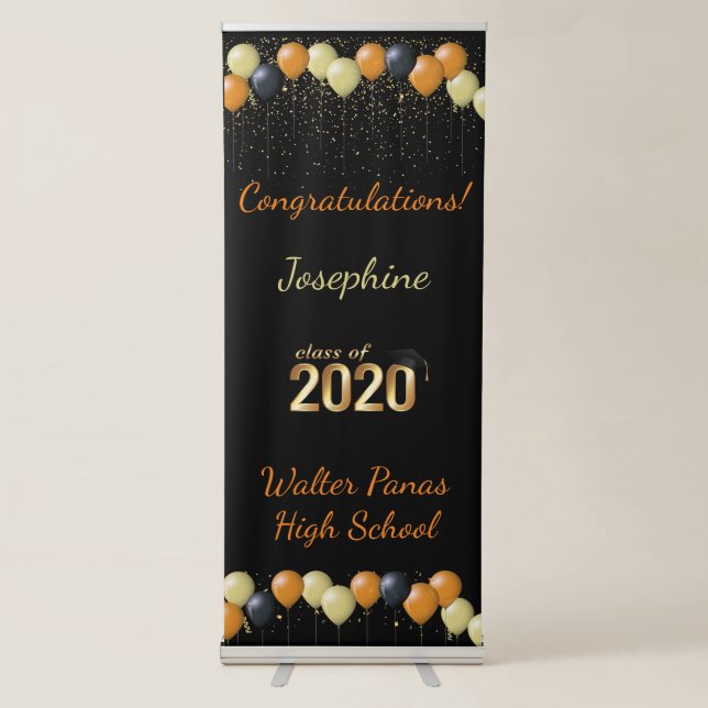 Graduate Congratulations Retractable Banner (Front)