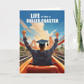 Graduate Congratulations Rollercoaster Funny Theme Card