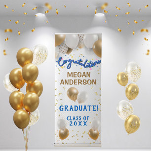 Graduate Congratulations with Name Retractable Banner