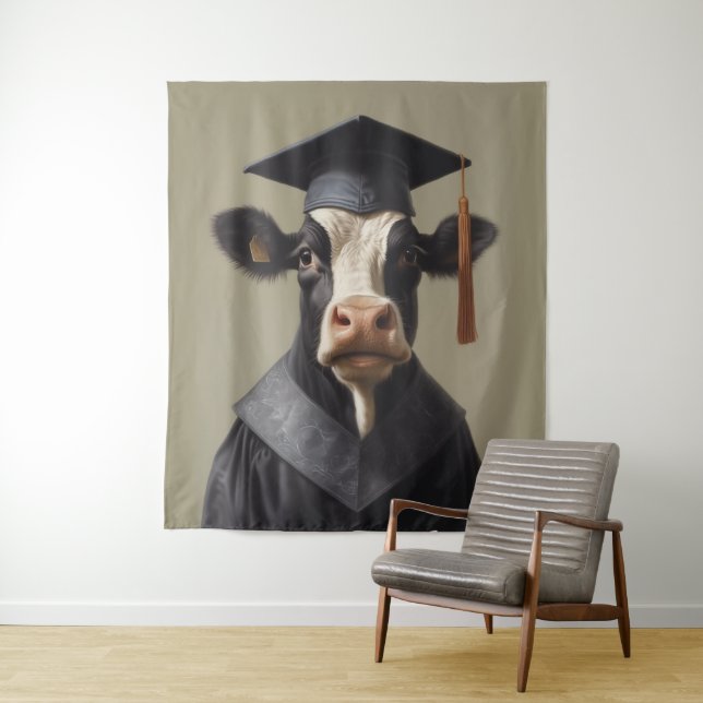 Graduate Cow Tapestry (In Situ)