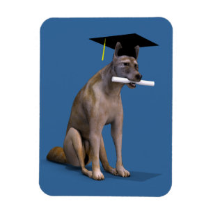 Graduate Coyote Magnet