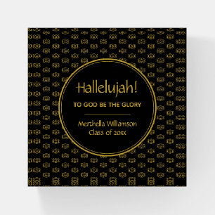 Graduate Custom HALLELUJAH Christian Keepsake Paperweight