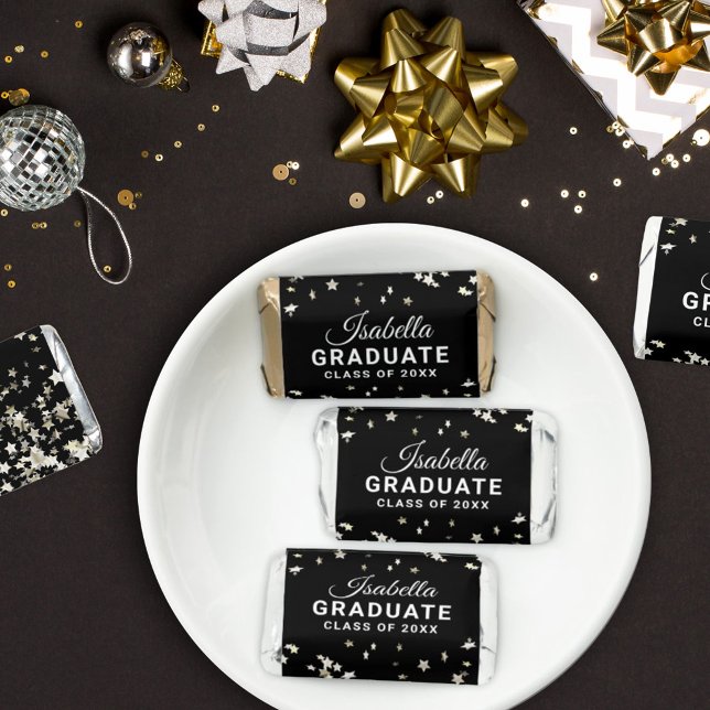 Graduate Custom Name Black Star 2026 Hershey's Miniatures (Creator Uploaded)