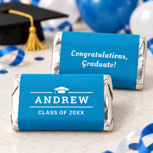 Graduate Custom Name Blue 2026 Hershey's Miniatures