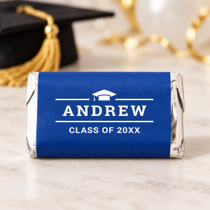 Graduate Custom Name Royal Blue 2026 Hershey's Miniatures