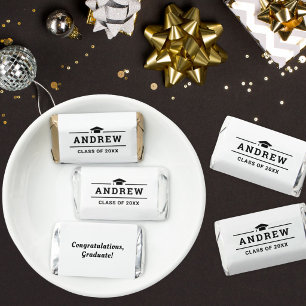 Graduate Custom Name White 2026 Hershey's Miniatures