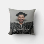 Graduate Custom Photo Throw Pillow at Zazzle