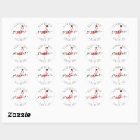 Luxury Gold Graduation Class Wax Seal Stickers | Zazzle