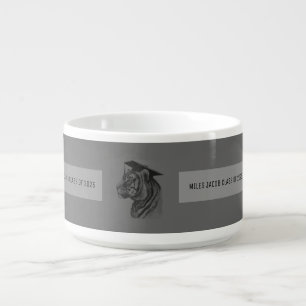Graduate Custom Text Chili Soup Bowl