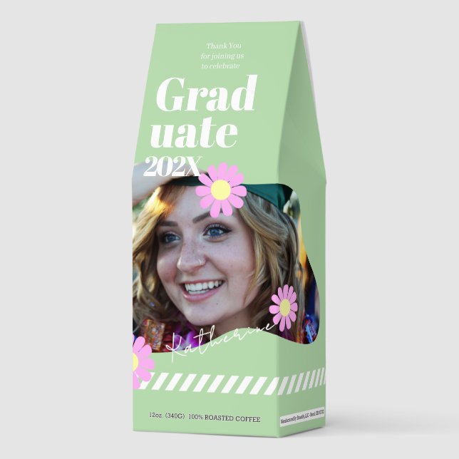 Graduate Daisy Photo Green Roasted Coffee (Front)