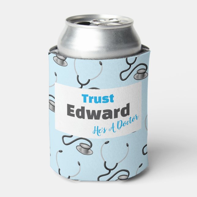 Graduate Doctor Funny Quote Graduation Can Cooler (Can Front)