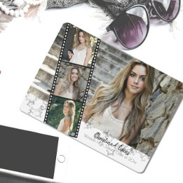 Graduate Filmstrip 4 Photo Collage Invitation