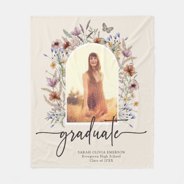 Graduate Fleece Blanket (Front)