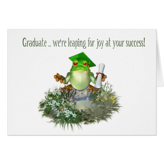 Graduate Frog Card