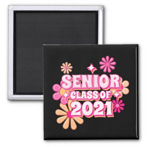 Graduate Grad 2021 Senior Class  Magnet