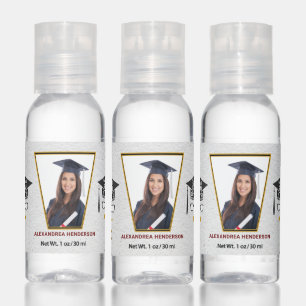 Graduate Graduation Class 2022 Photo Congrats Hand Sanitizer