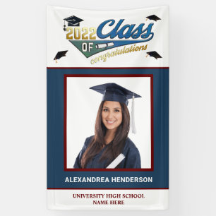 Graduate Graduation Class Photo Congratulations Banner