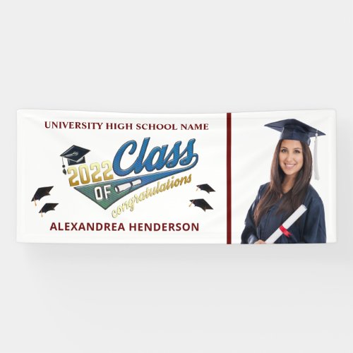 Graduate Graduation Class Photo Congratulations    Banner