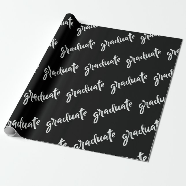 Graduate | Graduation party  wrapping paper (Unrolled)
