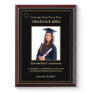 Graduate Graduation Photo Gold Logo Modern Award Plaque