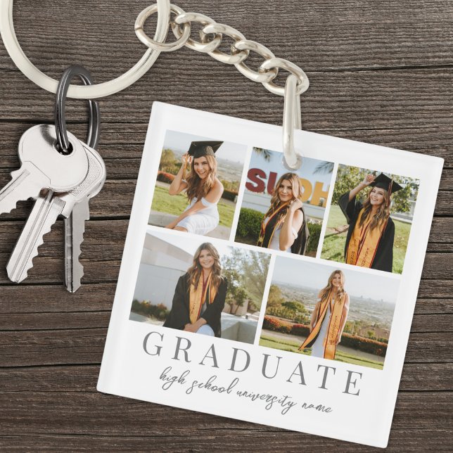 Graduate Graduation Photo Keychain (Graduate Graduation Photo Keychain )