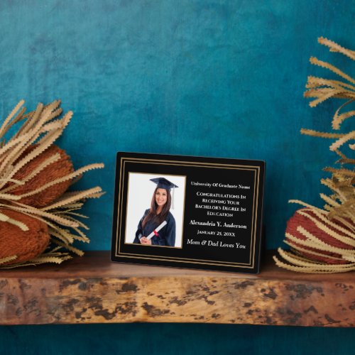 Graduate Graduation Photo School Awards Custom Plaque