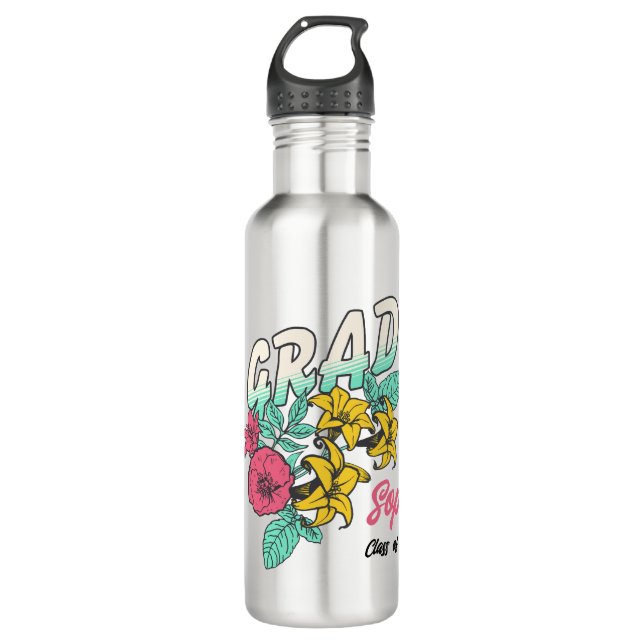 GRADUATE - GRADUATION STAINLESS STEEL WATER BOTTLE (Front)