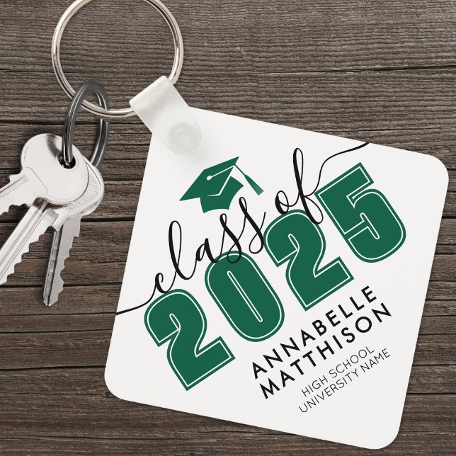 Graduate Green Graduation Keychain (Graduate Green Graduation keychain)