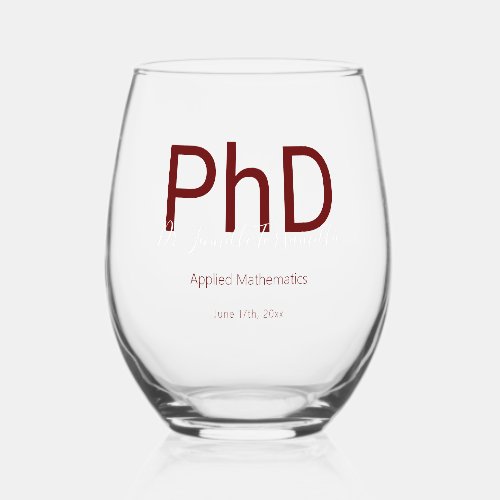 Graduate Keepsake Name PhD Graduation