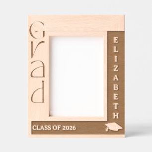Graduate Laser Etched Frame