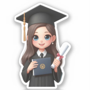 “Graduate Manifestation Sticker – Inspire Success 