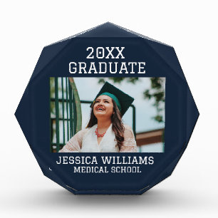 Graduate Modern Elegant Photo Typography Acrylic A Award