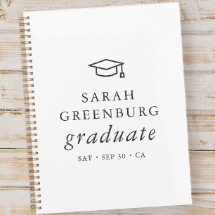 Graduate Modern Minimalist Simple Chic Graduation Planner