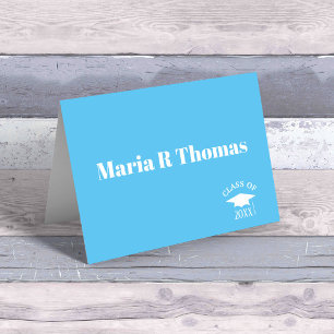 Graduate Modern Simple Minimalist Typography Cards