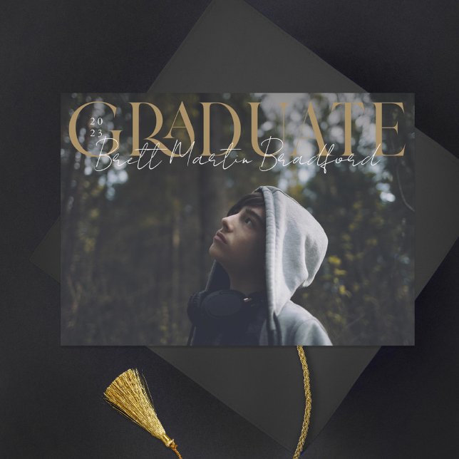 Graduate Muted Serif Announcement (Creator Uploaded)