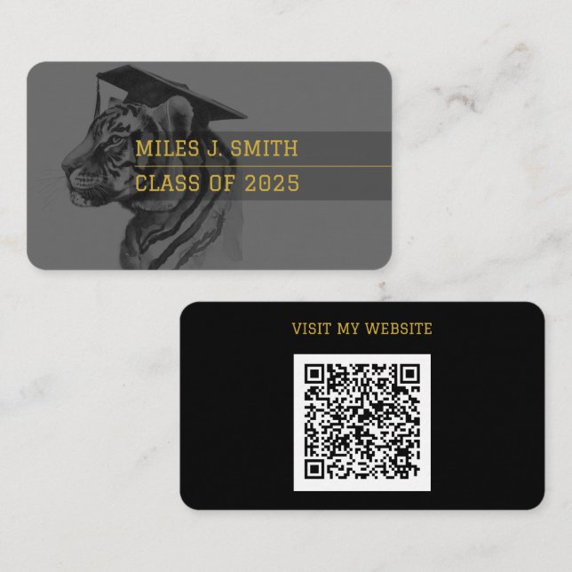 Graduate Name Card (Front/Back)