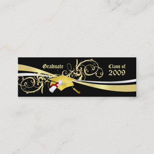 Customizable Graduate Name Cards Business Card Template