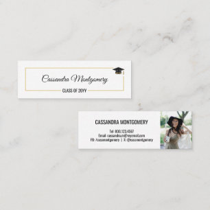 Graduate Name Enclosure Insert Photo Card