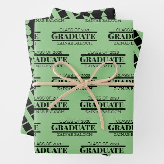 Graduate Name Script Geometric