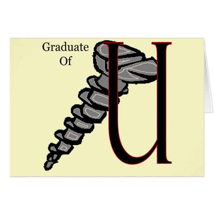 Graduate Of Screw U T shirts Gifts Greeting Cards