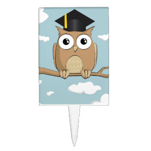 Graduate Owl Cake Topper