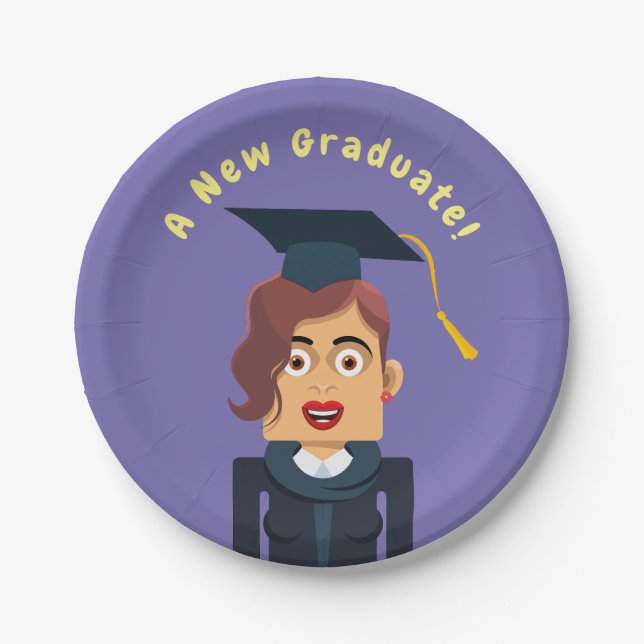Graduate Paper Plates (Front)