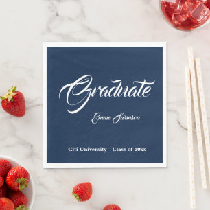 Graduate Party Paper Napkins