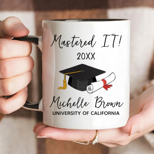 Graduate Personalized Masters Degree Gift MBA Gift Mug