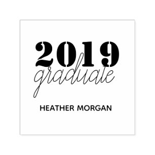 Graduate Personalized Rubber Stamp